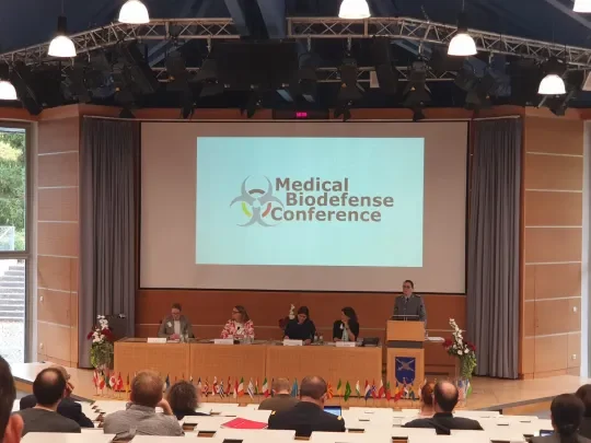 Guillain mikaty one of the leaders of human virology expertise at the medical biodefense conference