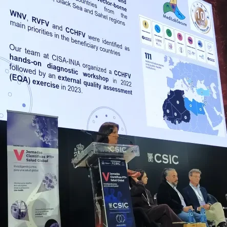 “Strengthening surveillance of Crimean-Congo Hemorrhagic fever virus: evaluation of diagnostic capacities in veterinary laboratories from 18 EU-neighboring countries” presentation